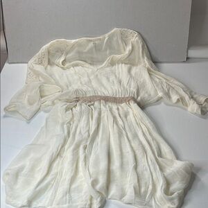 Maje Cream women’s boho Casual Dress (1)